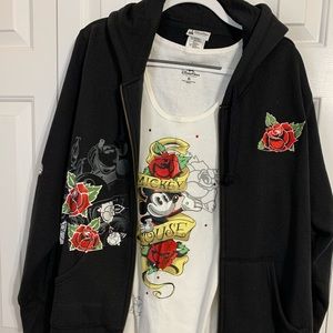 Disney MicKey Mouse jacket and tank top